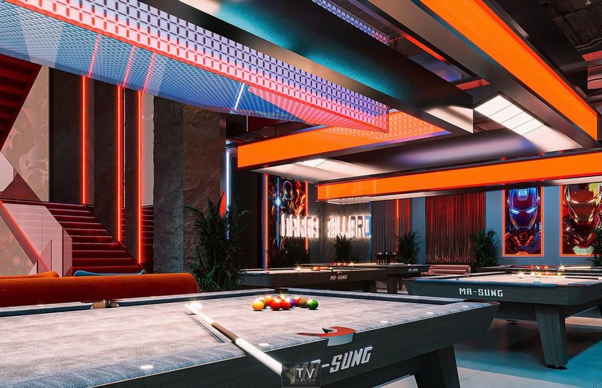 Dự án thiết kế bida club chuyên nghiệp – KTV DECOR 11