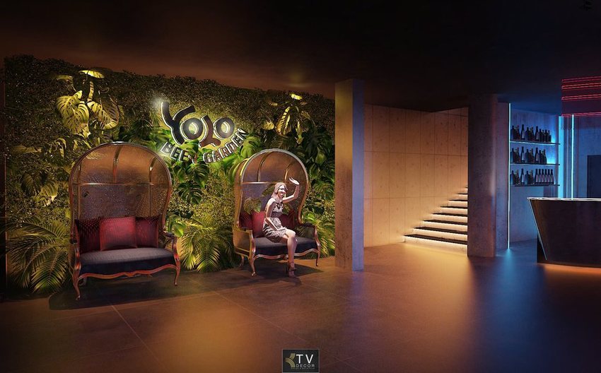 Thiết Kế Sảnh Chờ Sang Trọng Cho Nhà Hàng Beer Garden | KTV Decor