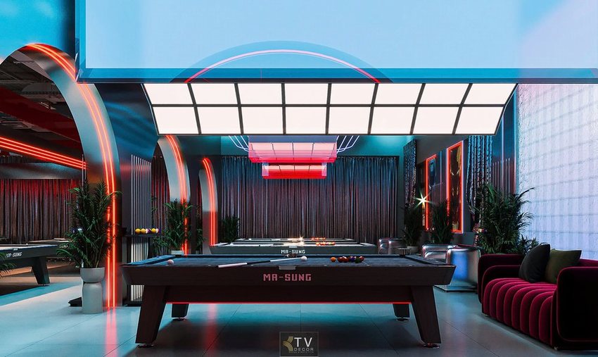 Dự án thiết kế bida club chuyên nghiệp – KTV DECOR 2