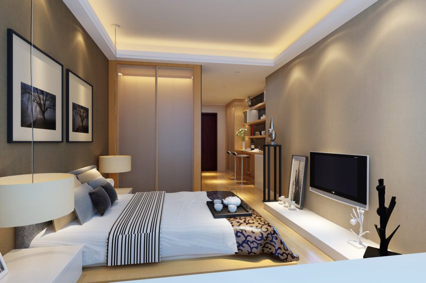 Thiết kế phòng ngủ căn hộ chung cư sang trọng  13