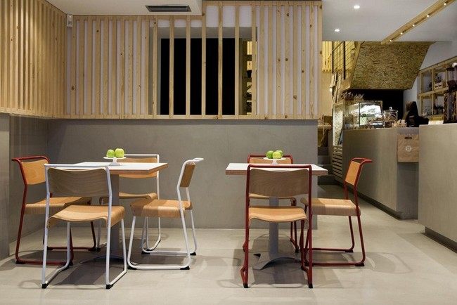 thiết kế quán cafe nội thất gỗ 2