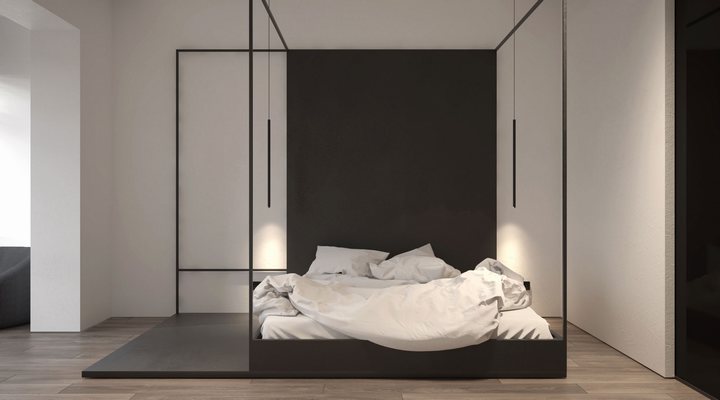 thiết kế phòng ngủ hiện đại sang trọng