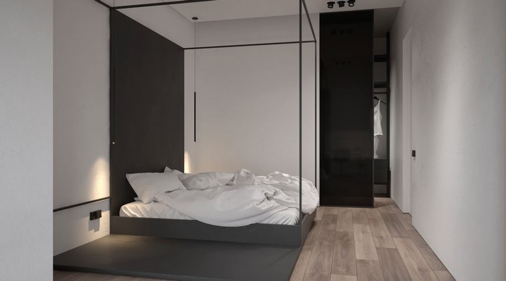 thiết kế giường ngủ độc đáo