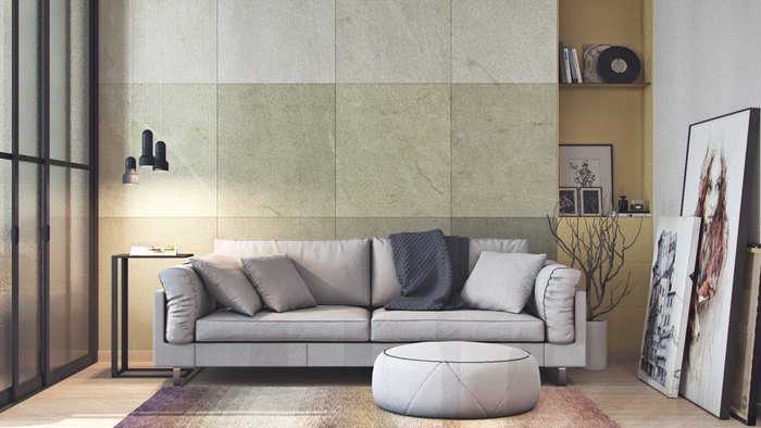 thiết kế ghế sofa hợp màu căn hộ