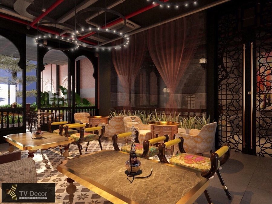Thiết kế thi công cafe tại TPHCM - Dự án Cafe Aladdin 5