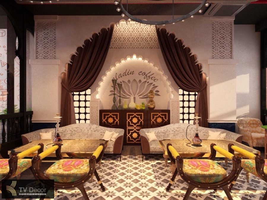Thiết kế thi công cafe tại TPHCM - Dự án Cafe Aladdin 6