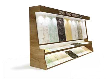 Kệ gạch mẫu kệ nghiêng 3 TẦNG