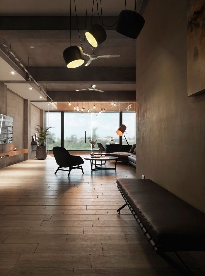 thiết kế thi công không gian nội thất nhà phố hiện đại nổi bật 5