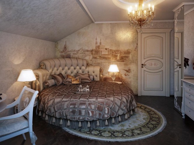 Thiết kế phòng ngủ theo phong cách hoàn tộc