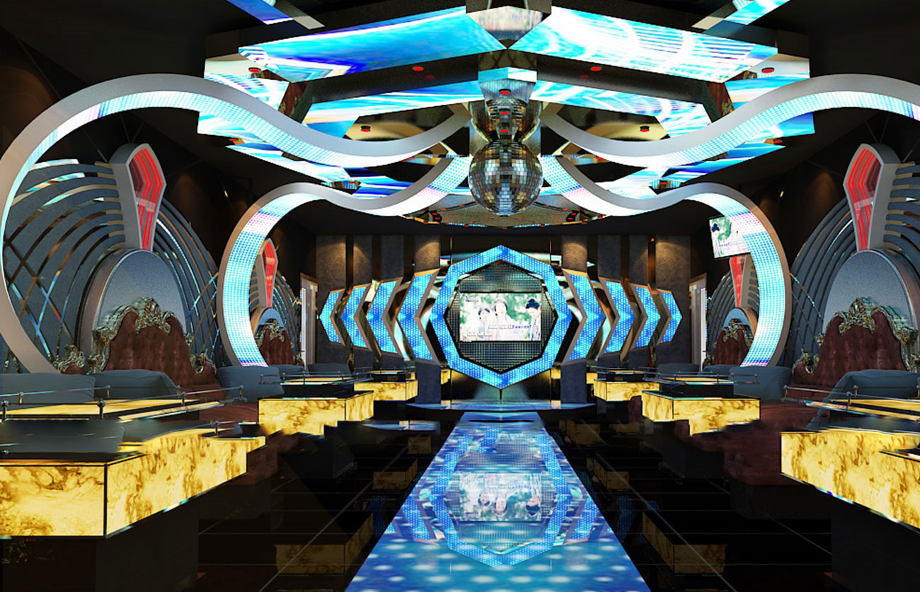Thiết kế 3D karaoke Đại Thế Giới Phòng Vip