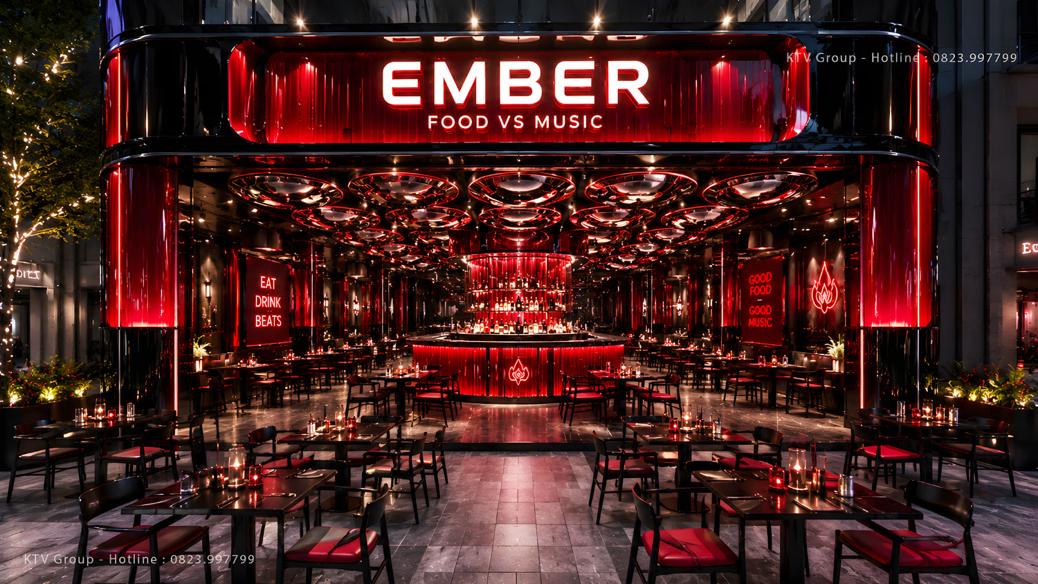Thiết kế thi công Beer Club Food Music chuyên nghiệp