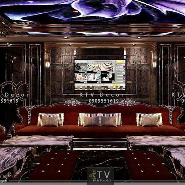 Mẫu thiết kế KTV karaoke đẹp 2223 – Không gian hiện đại