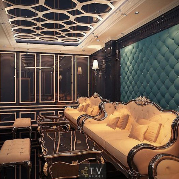 Mẫu thiết kế KTV karaoke đẹp 2227 – Phòng karaoke phong cách hoàng gia