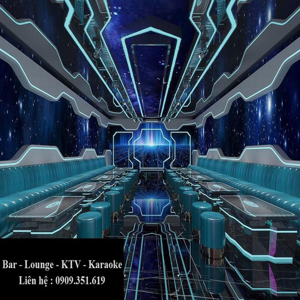 Thiết kế KTV Karaoke đẹp 2233 – Phong cách không gian ánh sáng