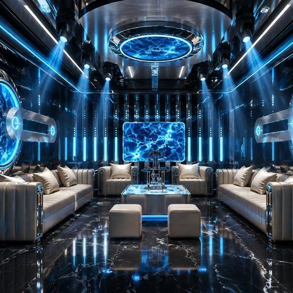 Thiết Kế Karaoke Futuristic Luxury Công Nghệ Cao Tại TP.HCM