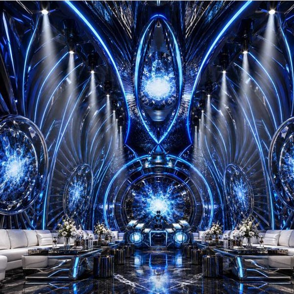 Thiết Kế Karaoke Super VIP Futuristic Với LED Visual Ấn Tượng Tại TP.HCM