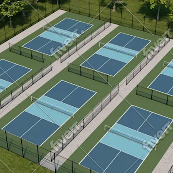 Thiết kế thi công setup sân Pickleball chuyên nghiệp – Chuẩn