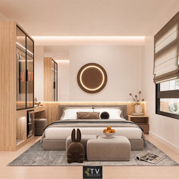 Thiết Kế Phòng Khách Sạn Hiện Đại Tối Giản