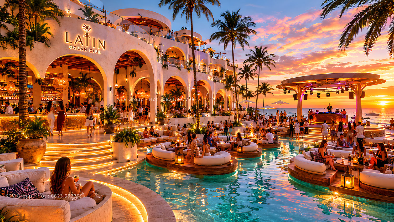 Thiết Kế Club Bãi Biển Cao Cấp Với Không Gian Mở Đậm Chất Nghỉ Dưỡng