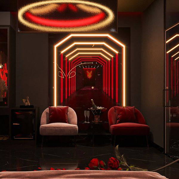 Thiết kế khách sạn chủ đề tình yêu phong cách Neo Romantic