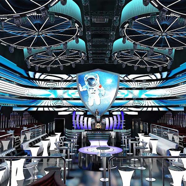 Báo giá Thiết Kế Bar Club Futuristic Space Đẳng Cấp