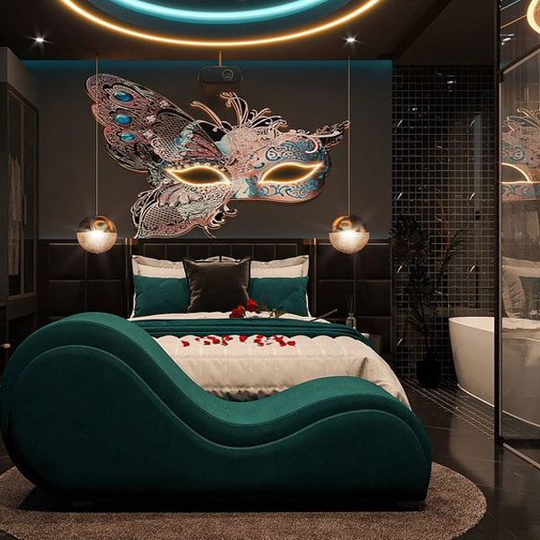 Thiết kế khách sạn chủ đề Tình Yêu phong cách Butterfly Mask