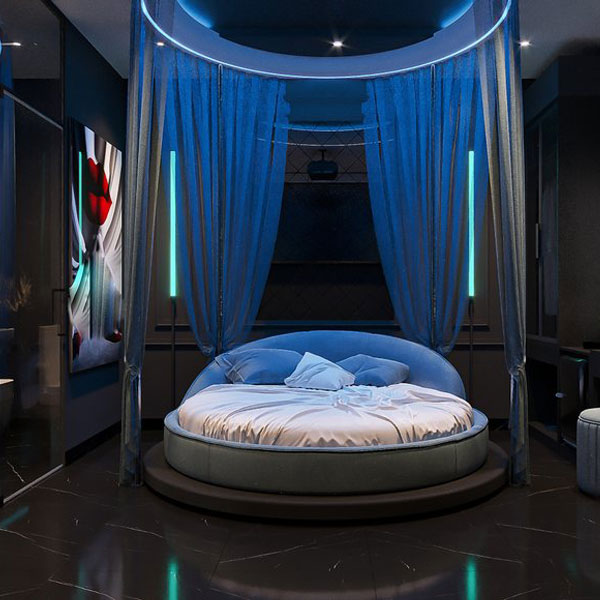 Thiết Kế Phòng Khách Sạn Chủ Đề Tình Yêu Modern Romantic