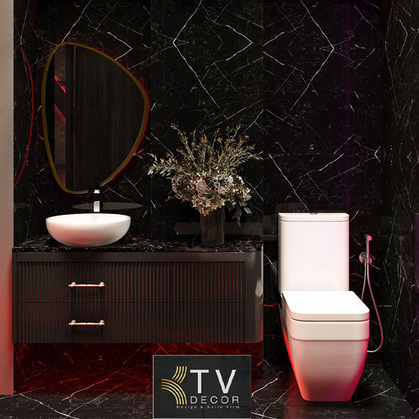 Thiết Kế Phòng Tắm Khách Sạn  Chủ Đề Tình Yêu Phong Cách Hiện Đại Sang Trọng