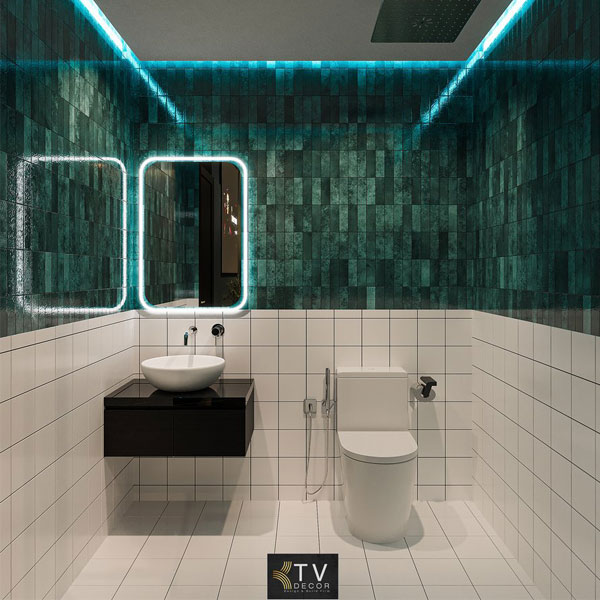 Thiết kế phòng tắm khách sạn chủ đề tình yêu Tropical Luxury Romantic