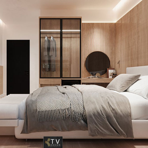 Thiết kế phòng khách sạn chủ đề tình yêu style Scandinavian Modern