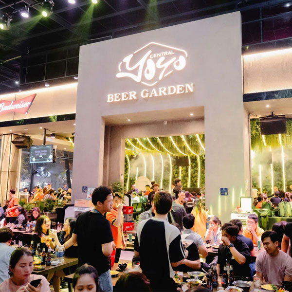 Thiết kế thi công nhà hàng Beer Garden YoYo Garden-Food & Beer