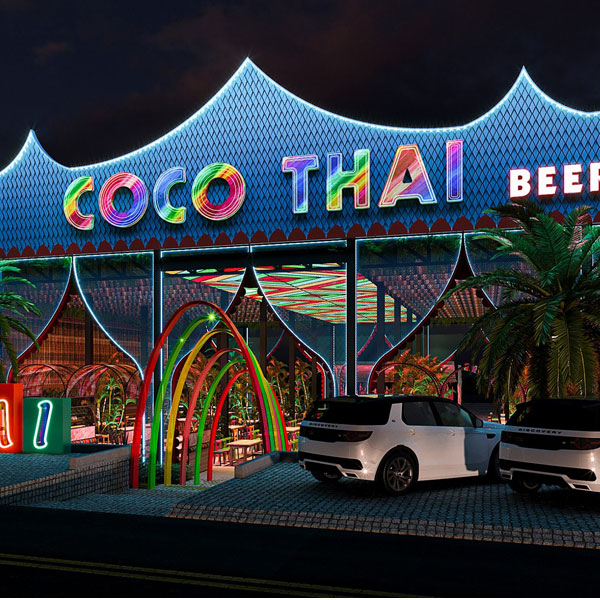 Thiết kế nhà hàng COCO THAI Beer Garden