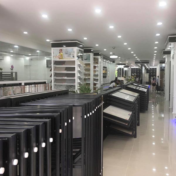 Ke gach|Thiết kế showroom trưng bày gạch men,vật liệu xây dựng tại TPHCM