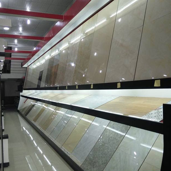 Báo giá kệ gạch,Thiết kế thi công showroom vật liệu xây dựng