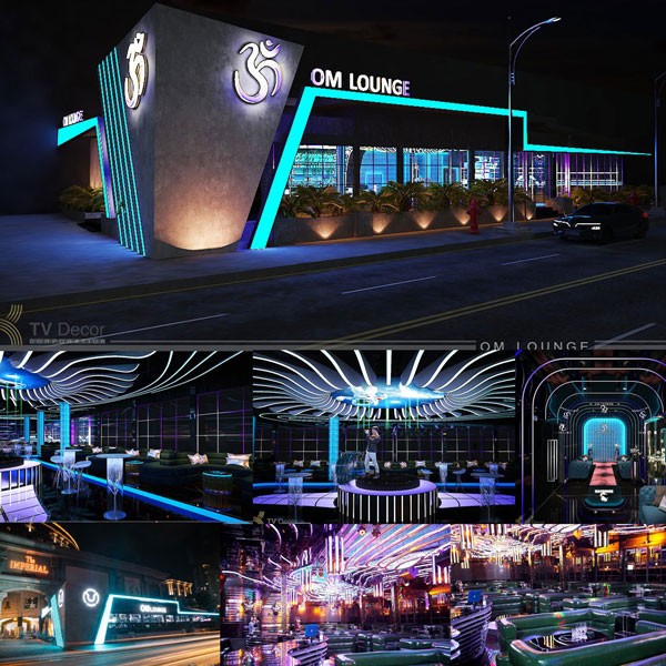 Ý tưởng thiết kế Bar Lounge - Hình ảnh thiết kế OM LOUNGE - Vũng Tàu- 2022