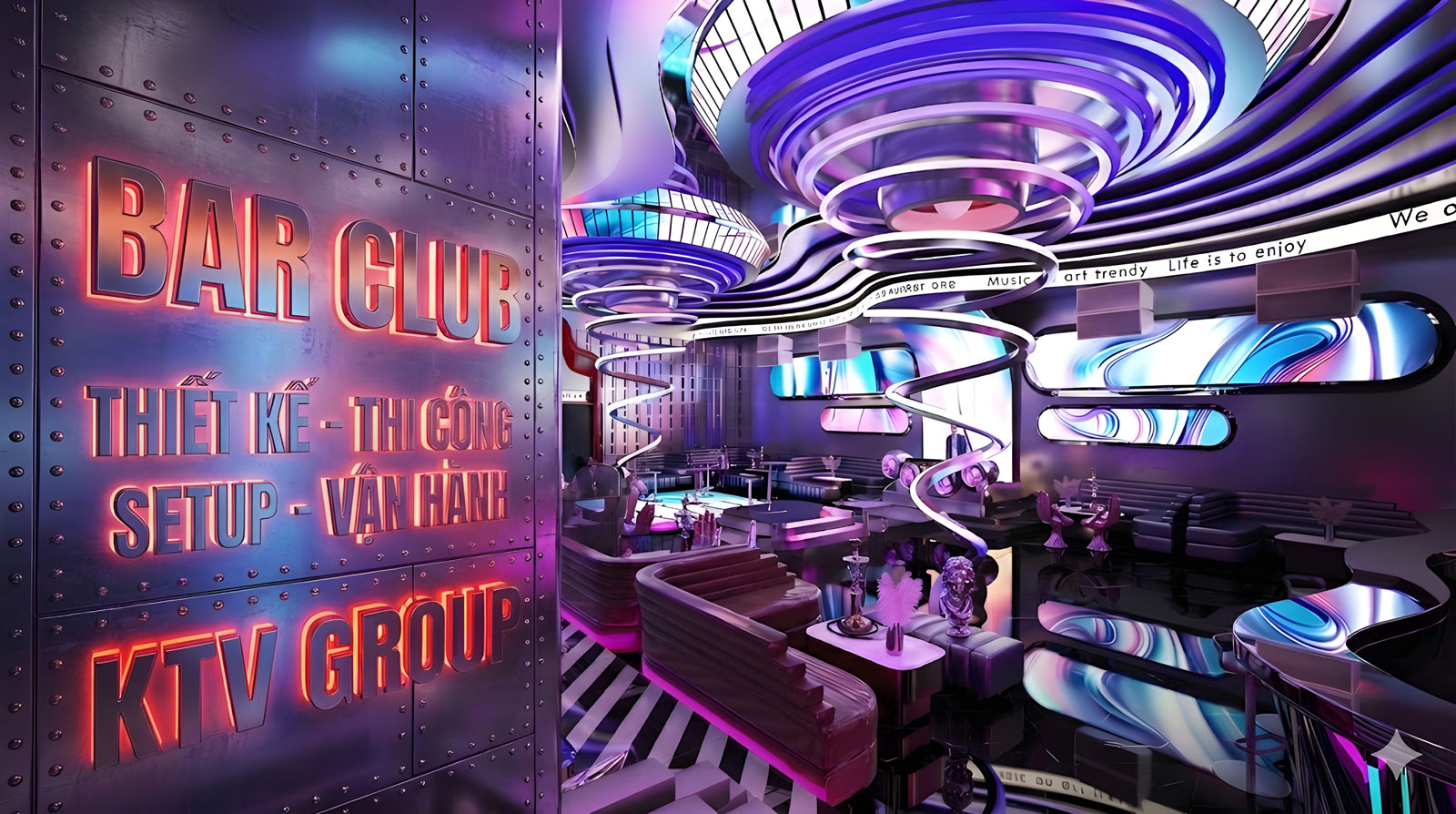 Dịch Vụ Tư Vấn Setup Vận Hành Lounge - Bar Club - Vũ Trường