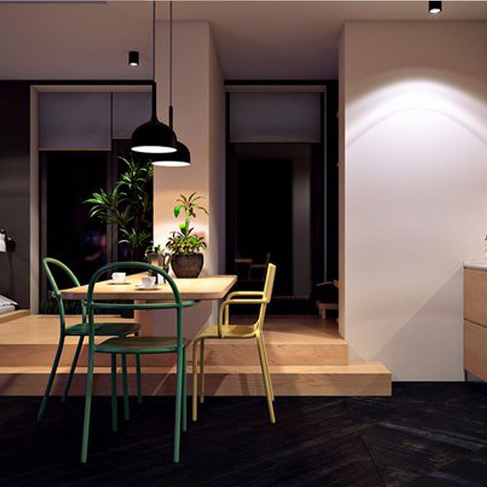 Ý tưởng thiết kế căn hộ chung cư 40m2 với thiết kế gọn gàng ấm áp