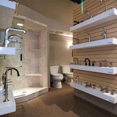 Thiết kế showroom vật liệu thiết bị vệ sinh,bồn rửa,vòi sen