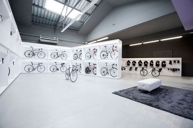 Thiết kế nội thất showroom xe đạp thể thao ấn tượng