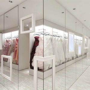 Ý tưởng thiết kế showroom áo cưới