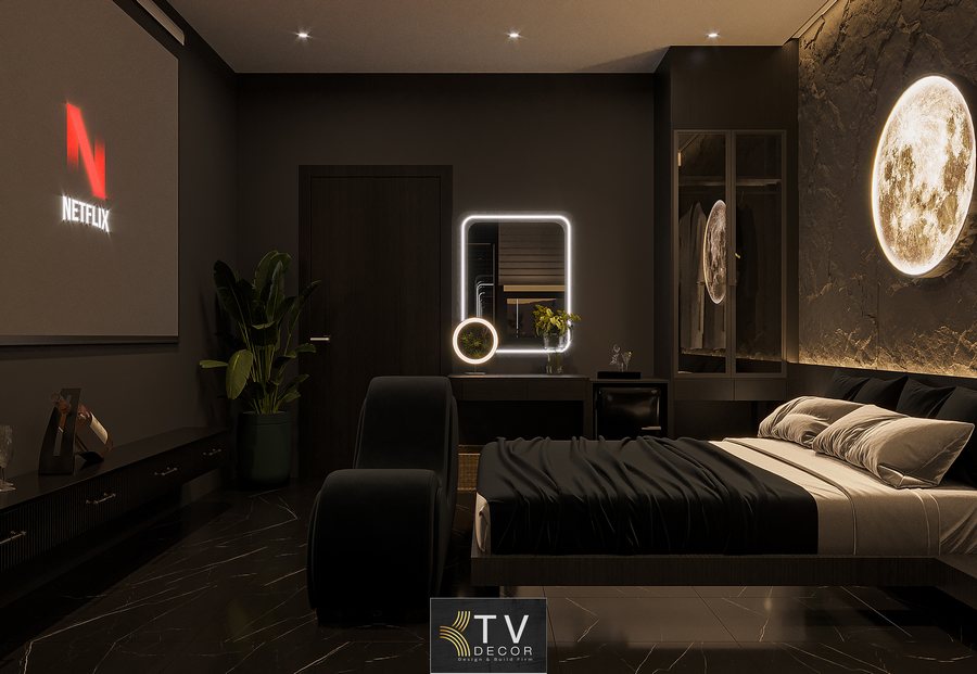 Thiết Kế Khách Sạn Chủ Đề Tình Yêu Phòng Đêm Trăng Sang TrọngHiện Đại